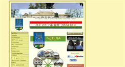 Desktop Screenshot of medinafalu.hu